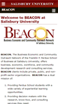 Mobile Screenshot of beacon.salisbury.edu